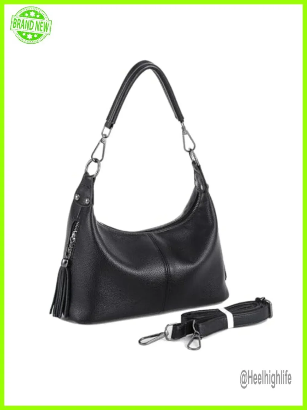 PU Leather Hobo Purse for Women Shoulder Crossbody Bag Tote Handbag with